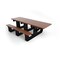 Frog Furnishings Brown 6' ADA Park Place Table PB 6BROPARKPADA - alternate 1